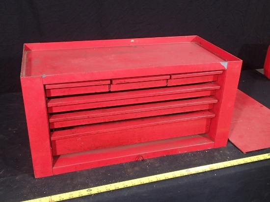 6-drawer tool chest - 25in w x 12in d x 12 1/2in h - lockable cover