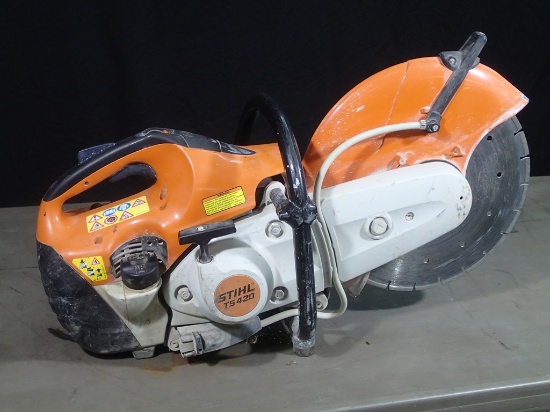 Stihl TS420 14in concrete saw - see video