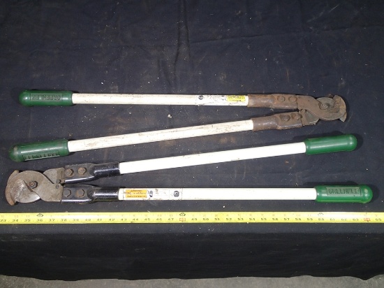 (2) Greenlee cable cutters
