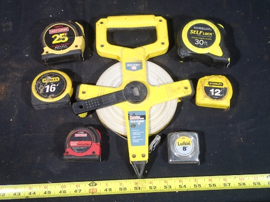 (7) various tape measures