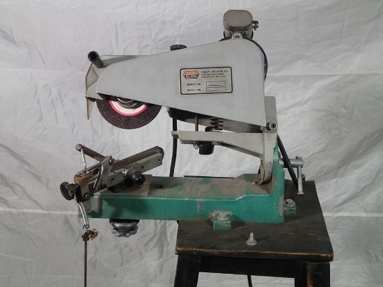 Foley-Belsaw Co. 308 chainsaw sharpener w/pedestal