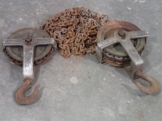 Manual chain hoist - 2000 lb. cap.