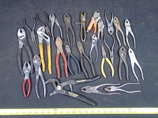Various pliers & side cutters