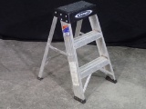 Werner 26in aluminum step ladder