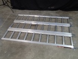 Haul Master tri-fold aluminum ramp