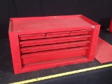 6-drawer tool chest - 25in w x 12in d x 12 1/2in h - lockable cover