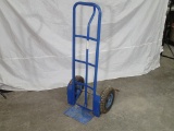 Pneumatic tire hand truck - blue