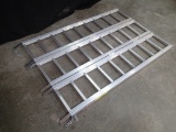 Haul Master tri-fold aluminum ramp