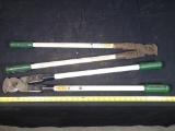(2) Greenlee cable cutters