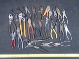 Various pliers & side cutters