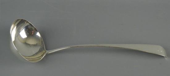 Antique British George III 1797 Sterling Silver Tureen Ladle by George Smith II, London Hallmarks