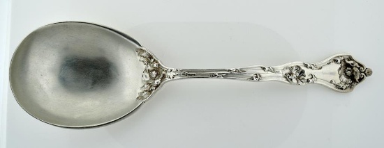 Antique Sterling Silver Reed & Barton “Intaglio” Berry Spoon, No Monogram