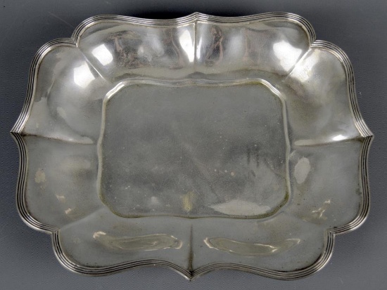 Antique Sterling Silver 11.5 In. Tray by Roger Williams Silver Co.