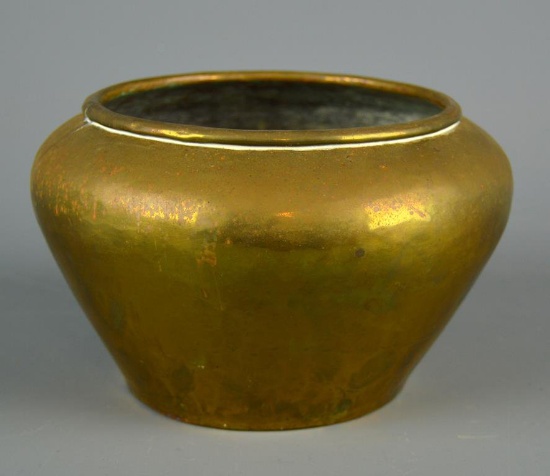 Antique Imperial Russian 7 In. Bronze or Brass Cachepot or Bowl