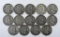 Lot of 14 US Franklin Silver Half Dollars; Condition As Shown