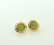 10K Yellow Gold & Jade Earrings