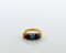 Ladies Size 4.5 Ring: 10K Yellow Gold, Oval Cut Tourmaline, Amethyst, Blue Topaz, Garnet, & Citrine