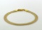 Ladies Sterling Silver Gold Vermeil 7 Inch Bracelet