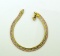 Ladies Sterling Silver Gold Vermeil 7 Inch Bracelet