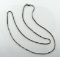 Ladies Sterling Silver 26 Inch Box Chain Necklace