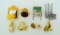 Lot of Nine Cat Pins: 1 – 2½ Inches