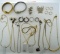 Lot of Gold-Tone / Silver-Tone Jewelry, 2 Ladies Watches