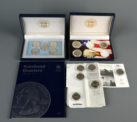 Small Lot Of Miscellaneous Statehood Quarters, Etc