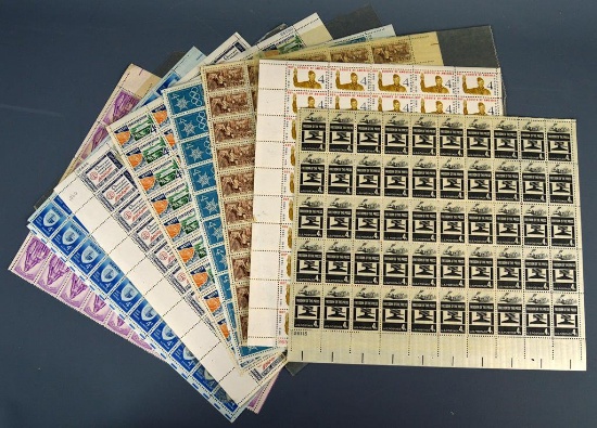Lot of US 4 Cent Postage Stamp Sheets