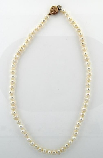 16 Inch Freshwater Pearl Necklace
