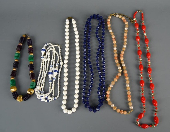 Lot of Plastic Bead Necklaces