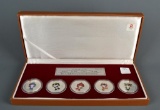 The Mascots Commemorative Medallions For 2008 Beijing China XXIX Olympics,