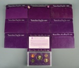 1984-S (2), 1985-S, 1986-S, 1987-S (3), 1988-S, 1991-S (2) US Proof Sets