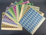 Lot of US 3 Cent – 4 Cent Postage Stamp Sheets
