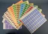 Lot of US 3 Cent – 4 Cent Postage Stamp Sheets