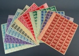 Lot of US 3 Cent – 4 Cent Postage Stamp Sheets