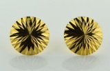 14K Yellow Gold ½ Inch Earrings, 0.8 DWT