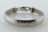 Ladies Sterling Silver 7 Inch Bracelet