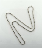 Sterling Silver 24 Inch Necklace