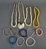 Lot of Natural Stone / Coral / Shell Necklaces & Bracelets