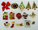 Lot of Christmas Pins
