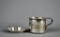 Two Antique Sterling Silver Items: Child's Mug & Small Dish. 71 g
