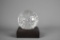 Marked Waterford Crystal Globe Paperweight
