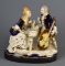 Vintage Porcelain Rococo Musicians Figurine