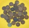 Lot of 40 US Indian Head Pennies, Condition As Shown
