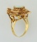 Ladies 14K Yellow Gold and Opal Cabochon Ring, Size 6.25