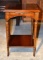 Vintage Lane Cherry Stand with Pull Out Candle Shelf