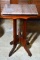 Antique Eastlake Marble Top Walnut Side Table