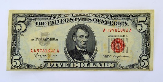 Series 1963 US Note Five Dollars, Condition As Shown