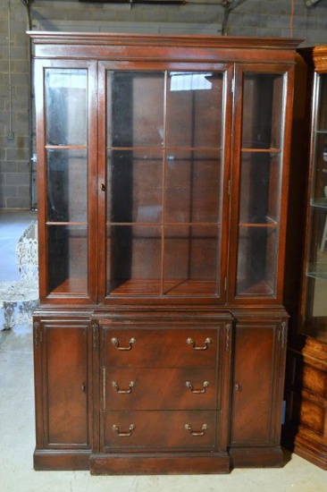 Vintage Mahogany China Cabinet