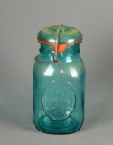 Vintage Bicentennial Blue Ball Canning Jar
